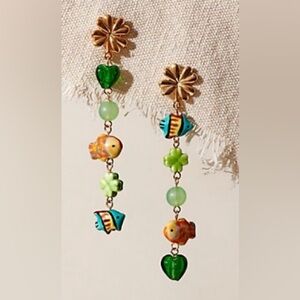 FREE PEOPLE SUMMER DANGLE EARRINGS NWT